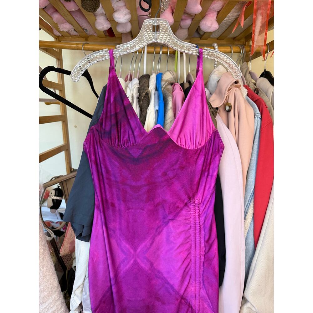 Sodah London Sweetie Maxi Dress Pink Side Slit Bodycon Sexy Size 12 Large - Picture 9 of 14